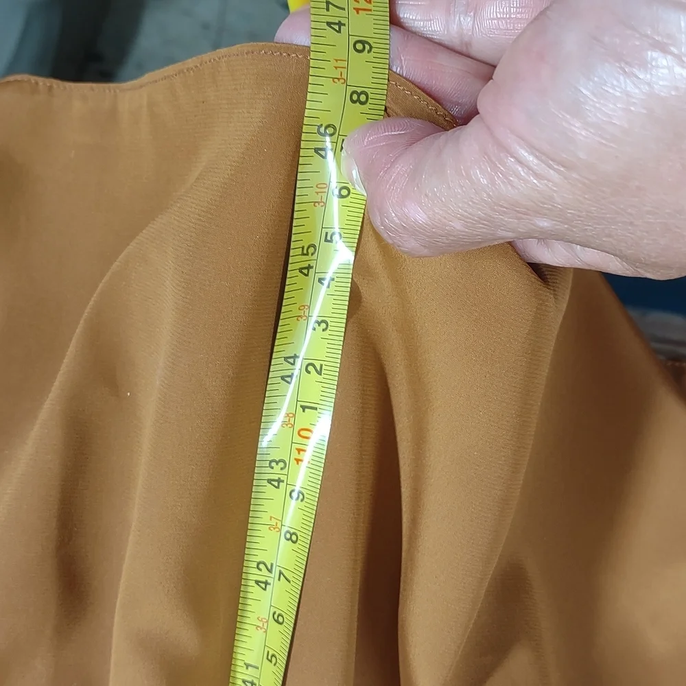 Vintage Dress lEegant Tan Skirt - Picture 5 of 13